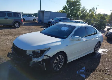 2017 Honda Accord Hybrid Touring из США, поврежденный, VIN JHMCR6F72HC024285